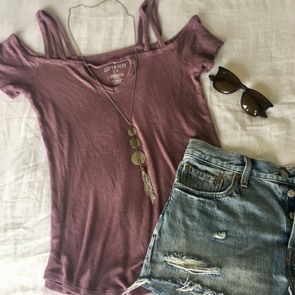 Ribbed American Eagle Shirt